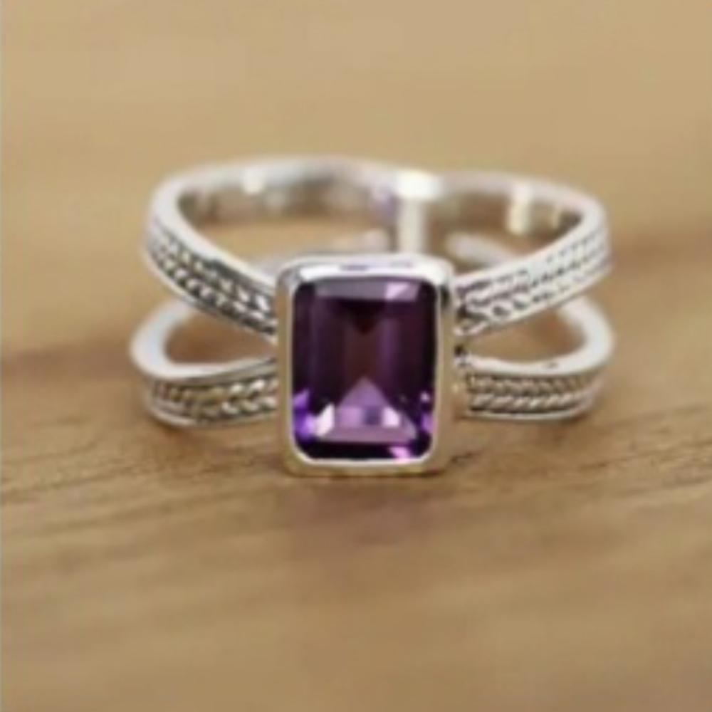 Purple Amethyst Ring